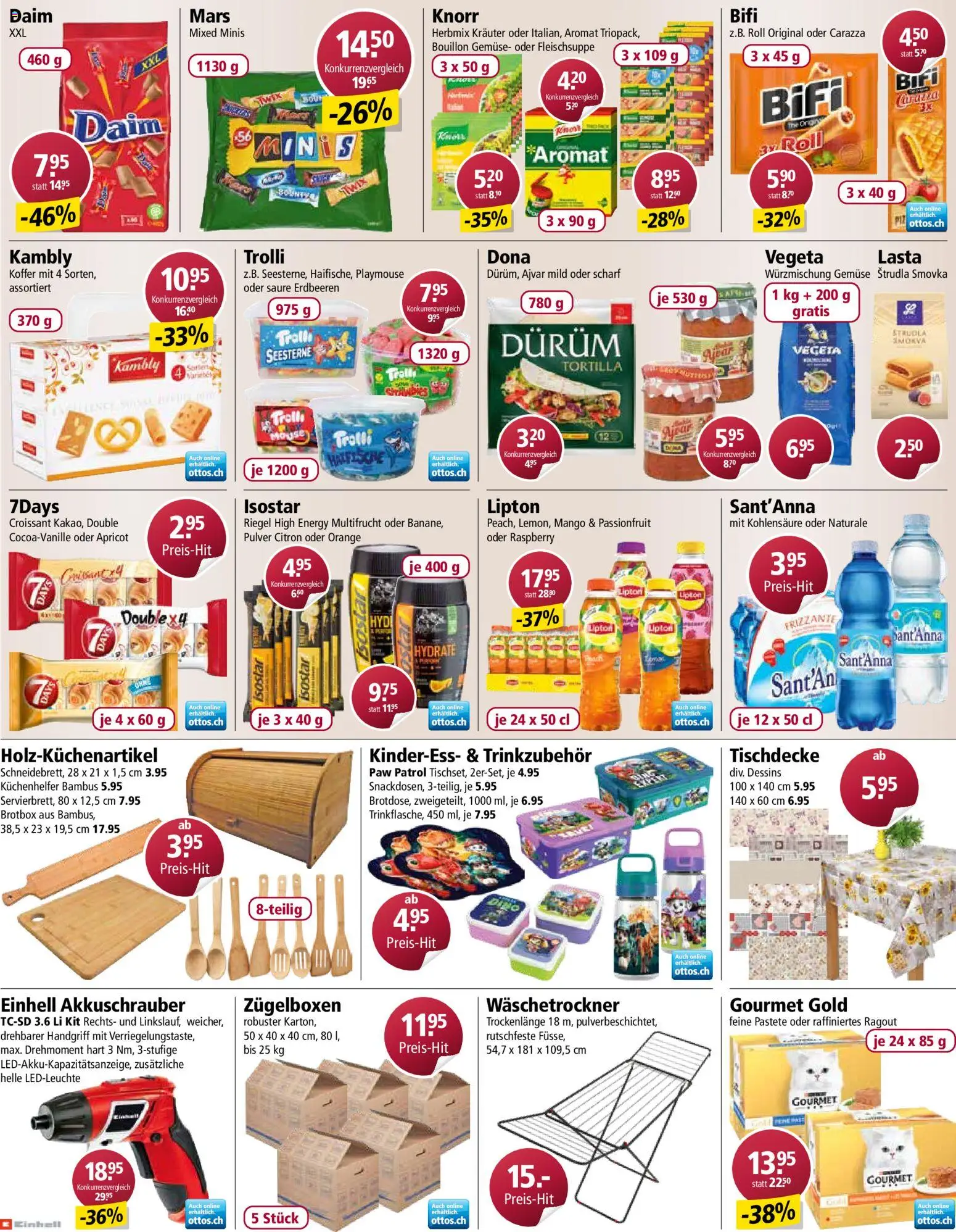 Otto's aktionen – gültig ab 18.08.2026 | Seite: 2 | Produkte: Pulver, Twix, Gemüse, Koffer