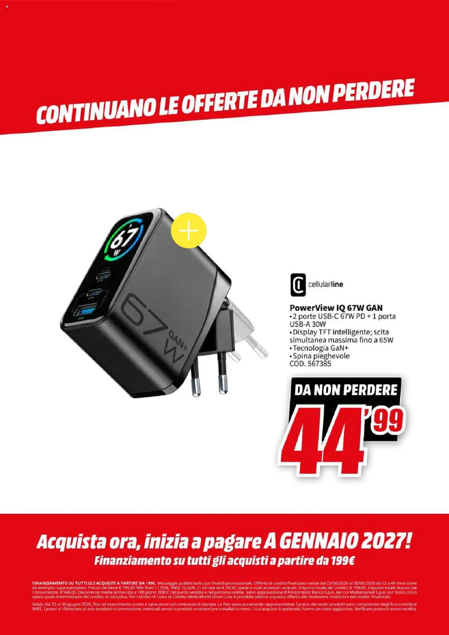 Volantino Media World del 23/06/2026 | Pagina: 34