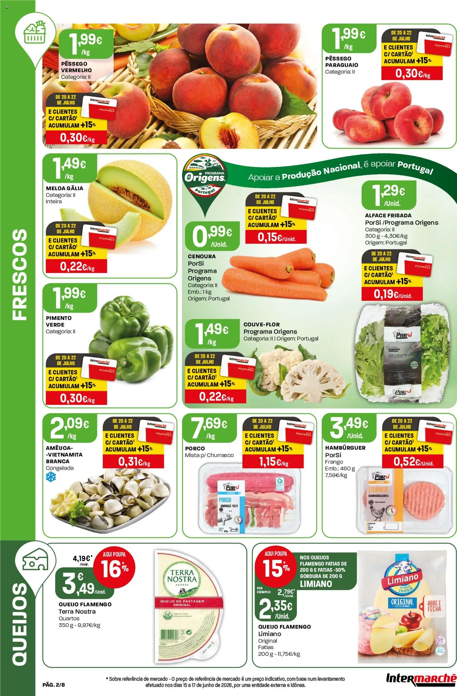 Intermarché Folheto Mini │ válido de 16/07/2026 | Página: 2 | Produtos: Frango, Hambúrguer, Base, Carne