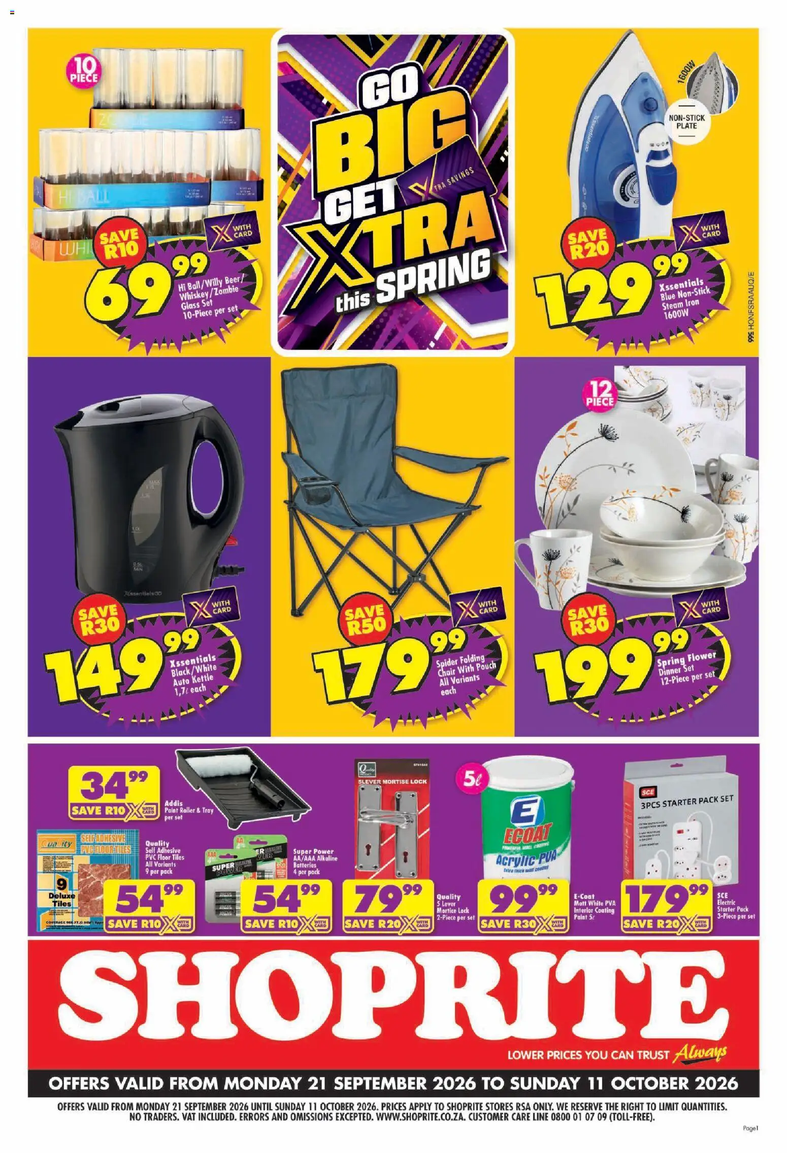 New Shoprite catalogue – valid from 21/09/2026 | Page: 1
