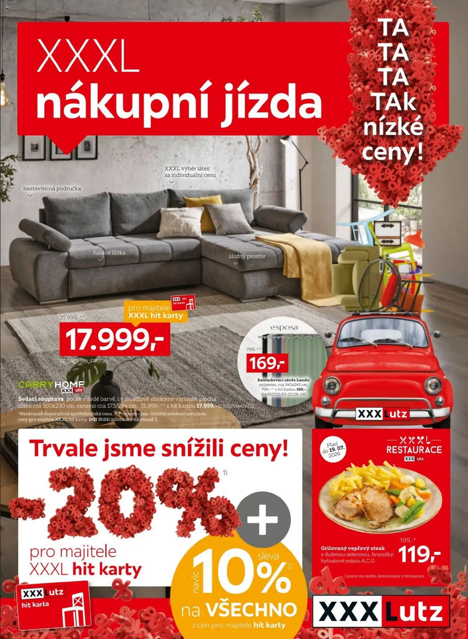 XXXLutz leták od 06.07.2026 | Strana: 1