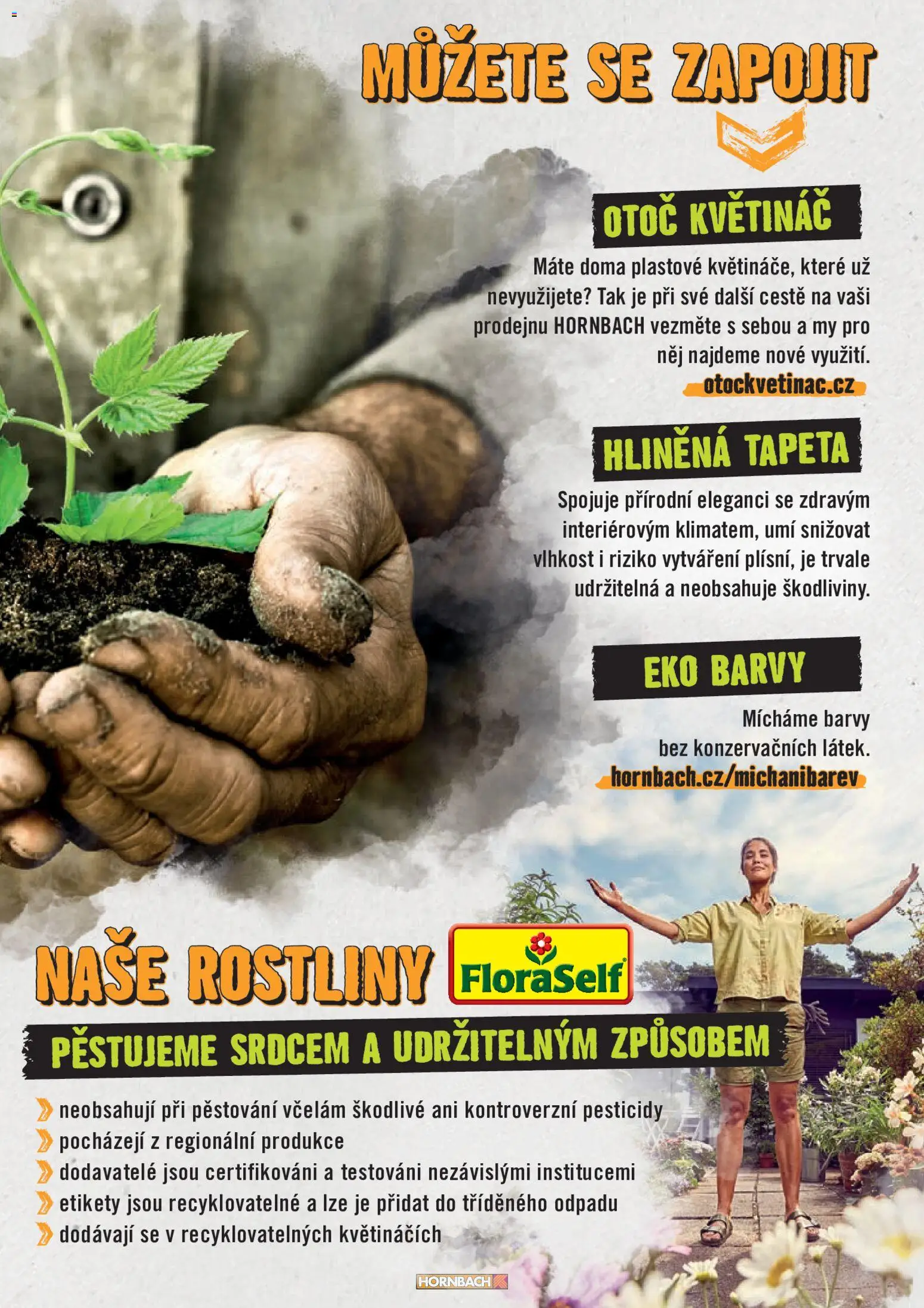 HORNBACH leták - Projektové výhody od 05.08.2026 | Strana: 15 | Produkty: Rostliny, Květináč, Barvy