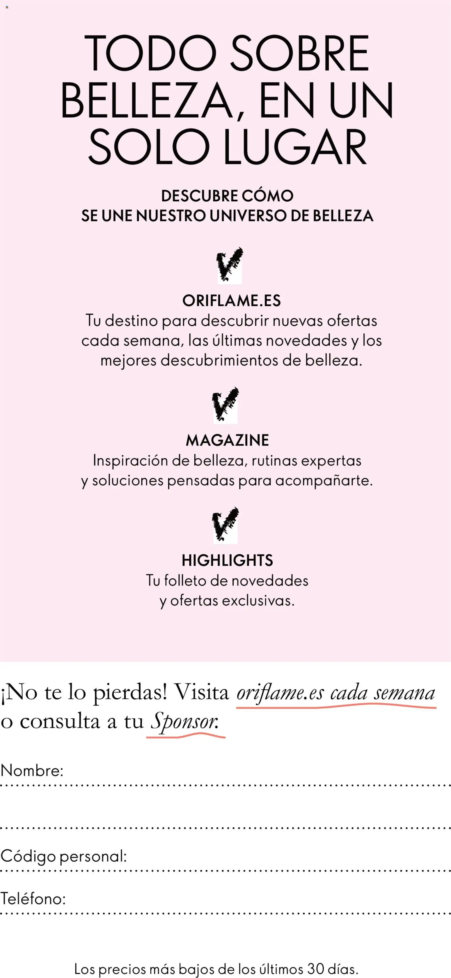 Oriflame Folleto Campaña 14 Highligts │ válido desde el 07/10/2026 | Página: 6 | Productos: Té, Teléfono