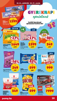Pöttyös Túró Rudi Multipack, többféle, 6 x 51 g, 6 x 35 g - amely érvényes a következő dátumtól: 21.05.2026 | Oldal: 14