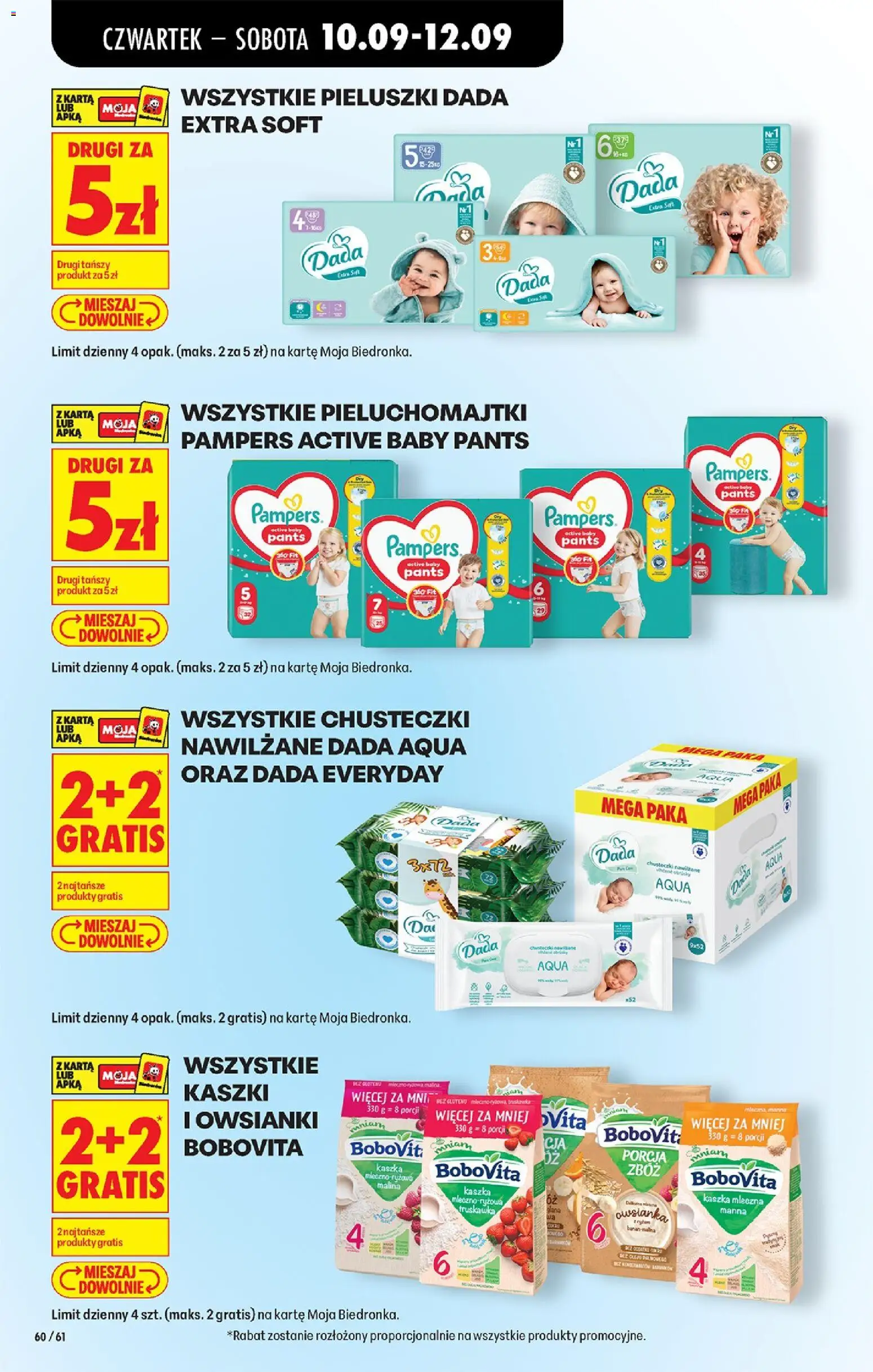 Biedronka gazetka od czwartku od 10.09.2026 | Strona: 88 | Produkty: Karta, Pampers, Pieluchomajtki, Pieluchomajtki Pampers