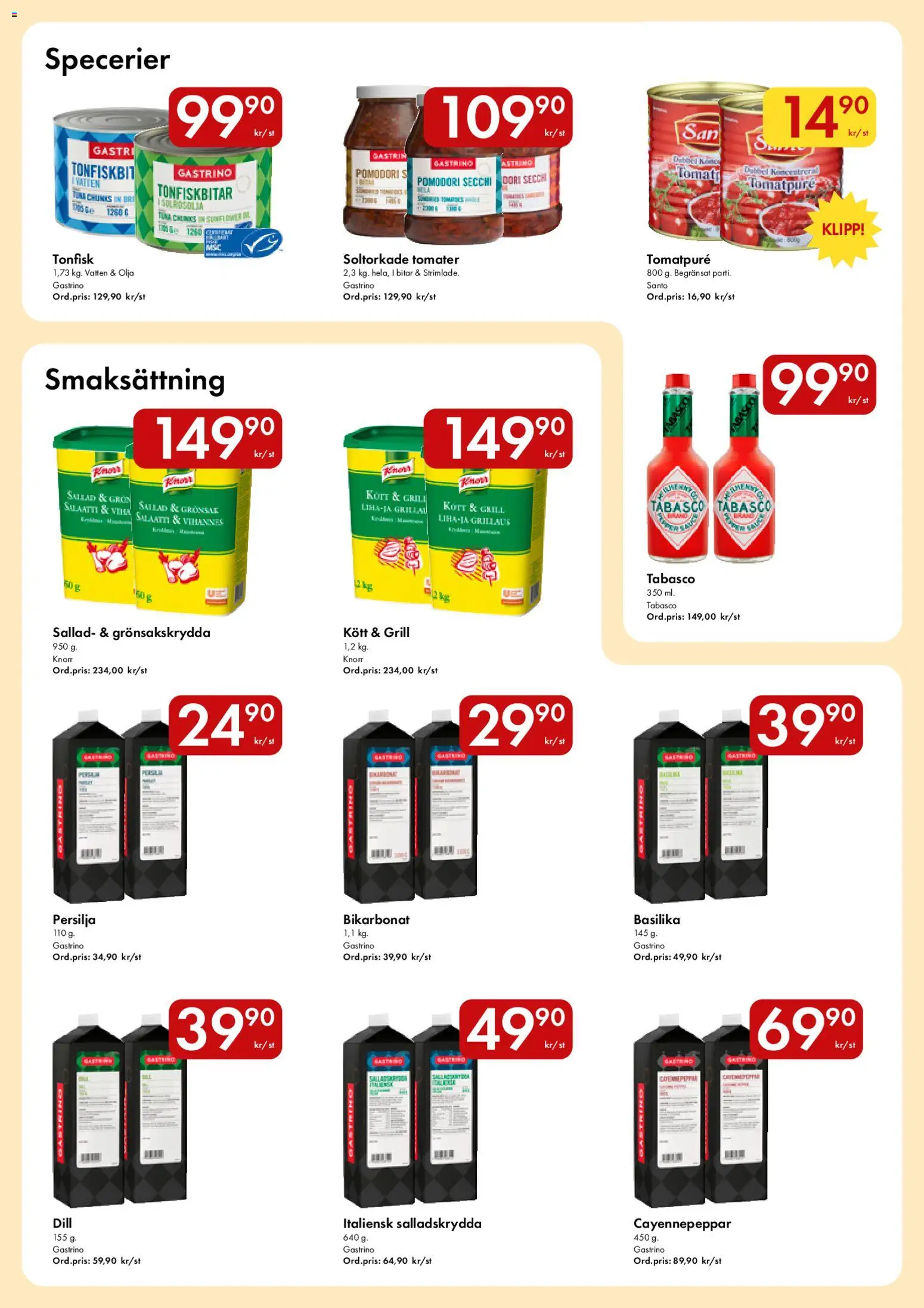 Snabbgross reklamblad aktuell från 04.05.2026 | Sida: 15