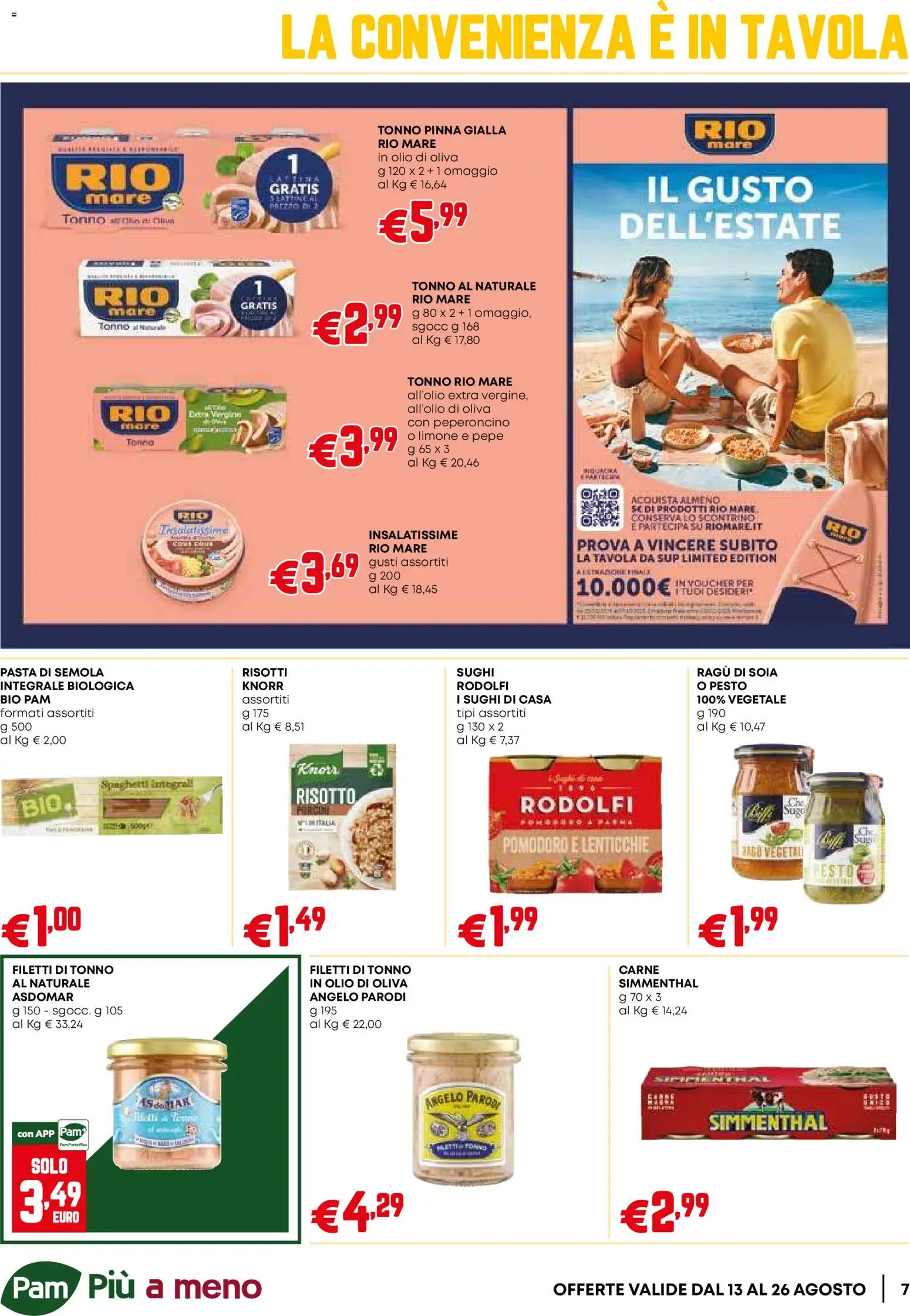 Volantino PAM del 13/08/2026 | Pagina: 7 | Prodotti: Limone, Peperoncino, Ragú, Tonno al naturale