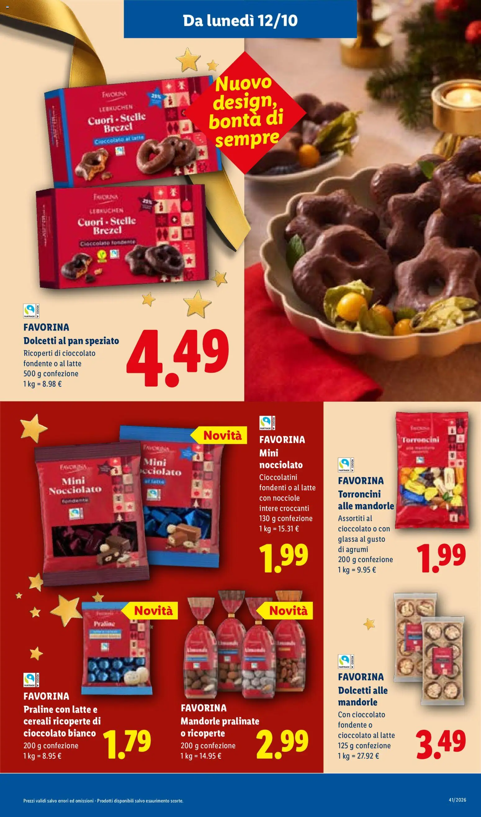 Volantino Lidl del 08/10/2026 | Pagina: 47 | Prodotti: Cioccolato, Cereali, Mandorle, Torroncini