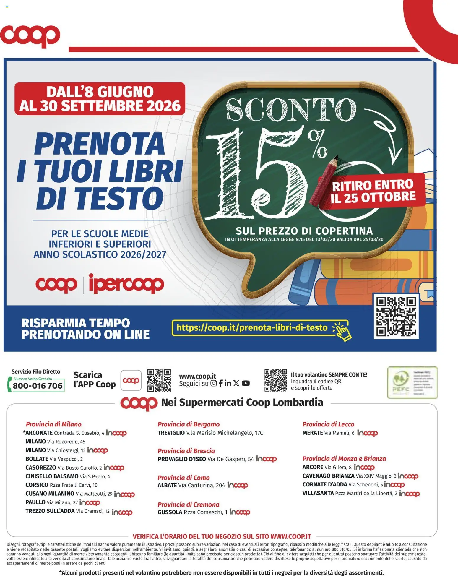 Volantino COOP del 11.06.2026 | Pagina: 11 | Prodotti: Balsamo, Tè