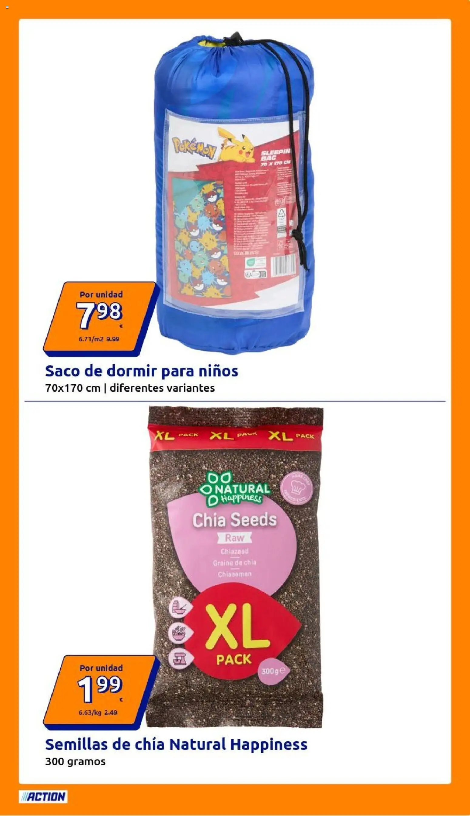 Action folleto │ válido desde el 15/07/2026 | Página: 11 | Productos: Saco de dormir