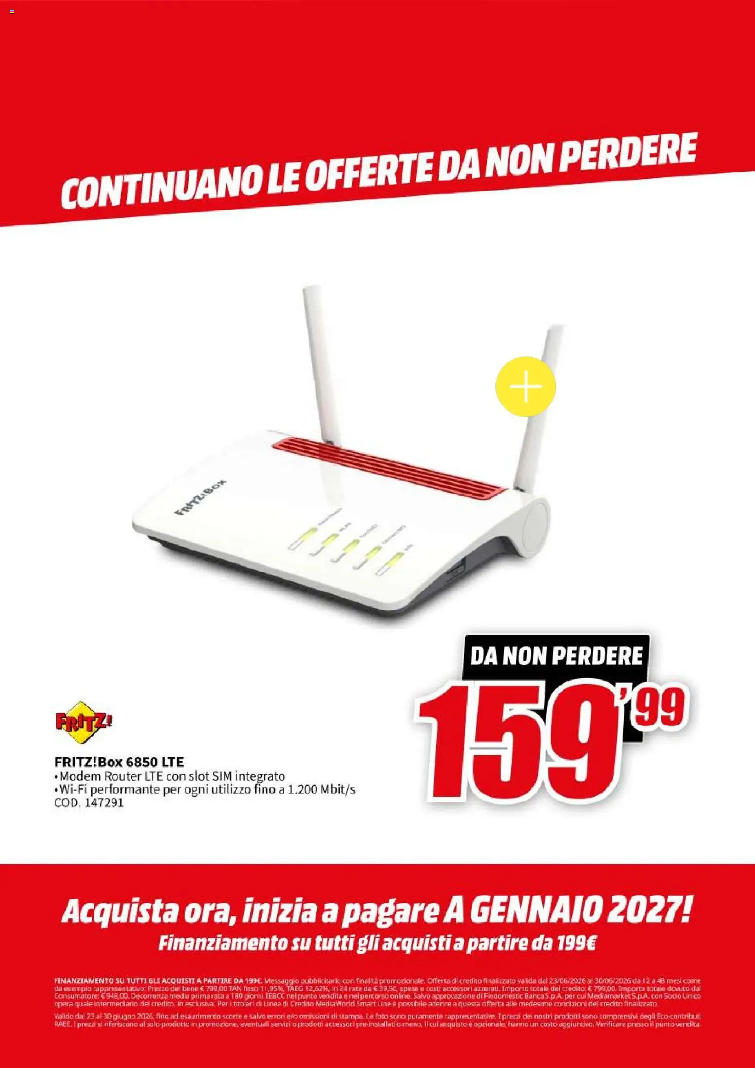 Volantino Media World del 23/06/2026 | Pagina: 21 | Prodotti: Router