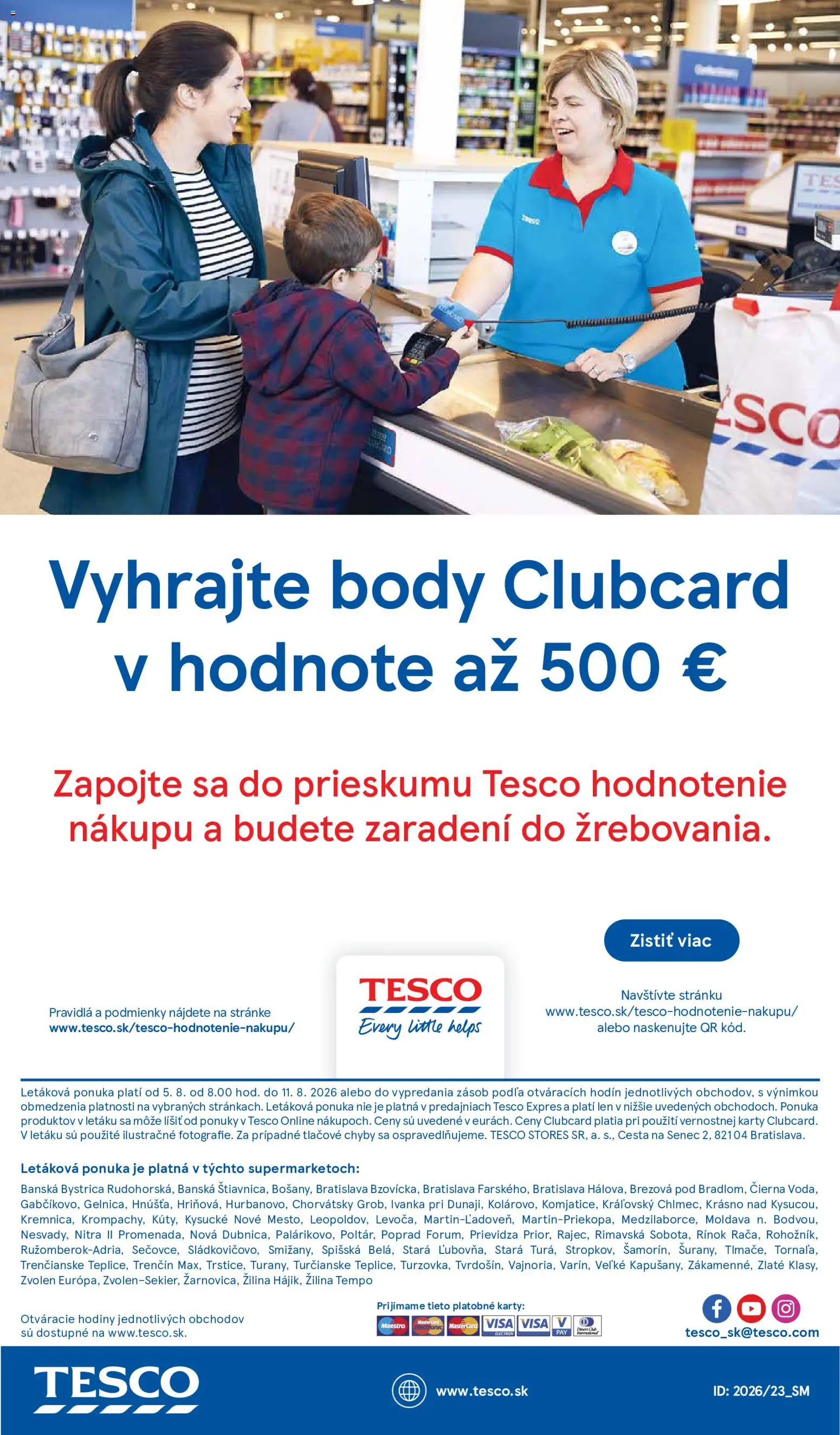 Nové Tesco akcie – leták je platný od 05.08.2026 | Strana: 29