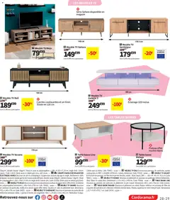 Conforama - Prévisualisation de Conforama catalogue valide à partir de 09.06.2026 | Page: 29 | Produits: Plateau, Canapé, Table basse, Portes