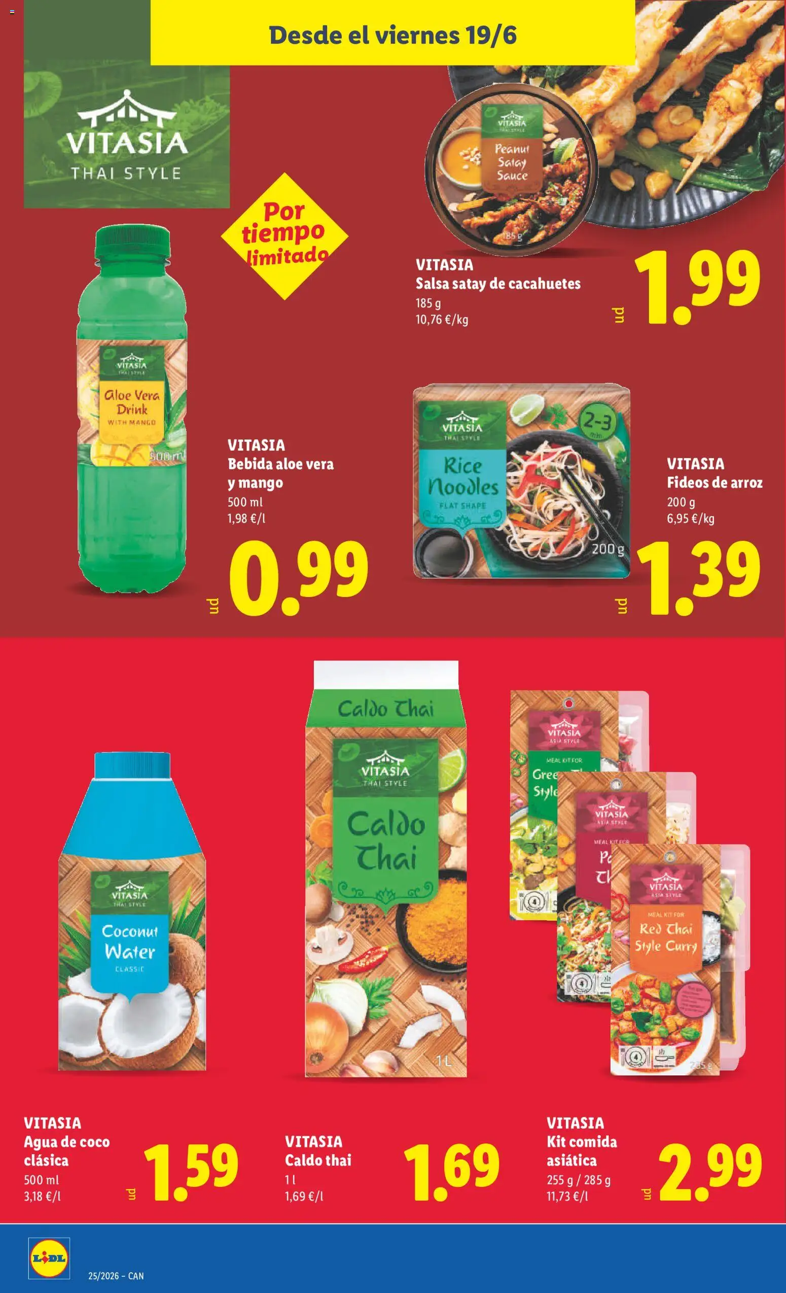 Lidl folleto Canarias │ válido desde el 15.06.2026 | Página: 48 | Productos: Τυρόπιτα, Fideos, Fideos de arroz, Ρούτερ