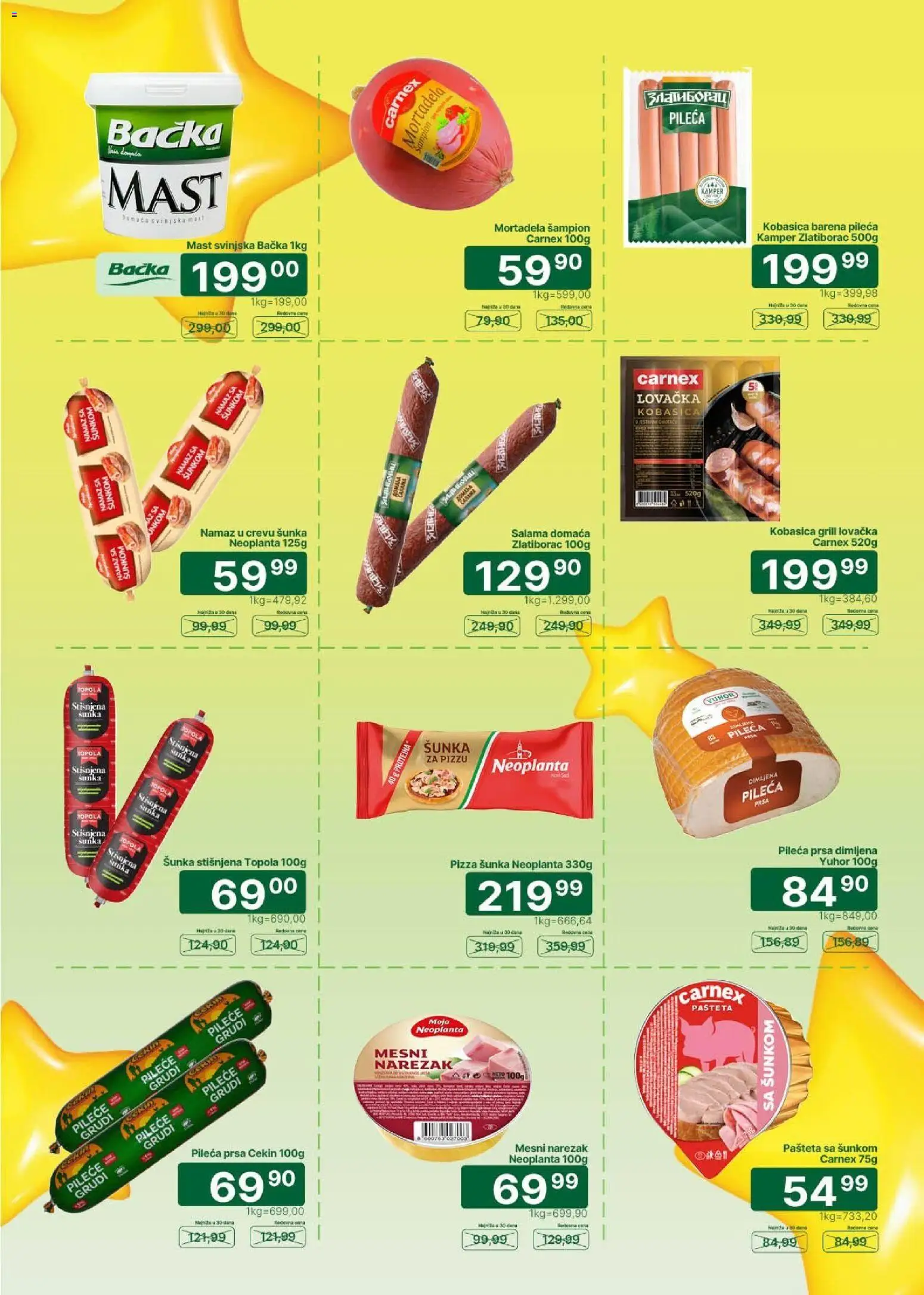 Univerexport katalog - važi od 01.10.2026 | Strana: 2 | Proizvode: Pileće grudi, Mast, Mortadela, Narezak