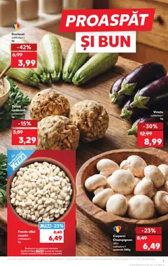 Ofertele Kaufland valabile de la 17.06.2026 | Pagină: 7 | Produse: Țelină, Ciuperci, Fasole albă