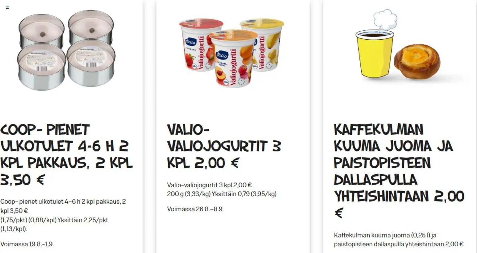 Alepa tarjoukset – voimassa 26/08/2026 alkaen | Sivu: 1