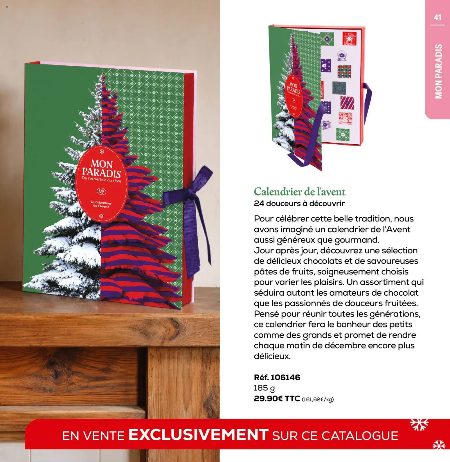 {H1} | Page: 41 | Produits: Calendrier, Calendrier de l'avent, Chocolat, Pâtes