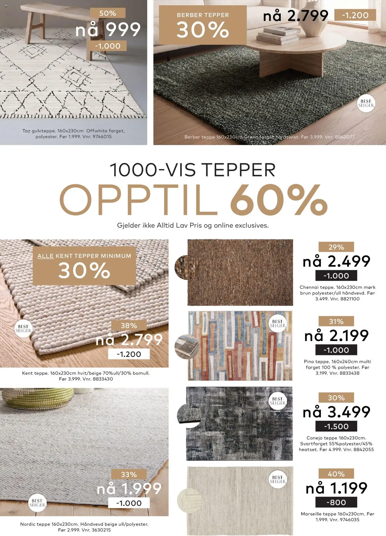{H1} | Side: 24 | Produkter: Teppe
