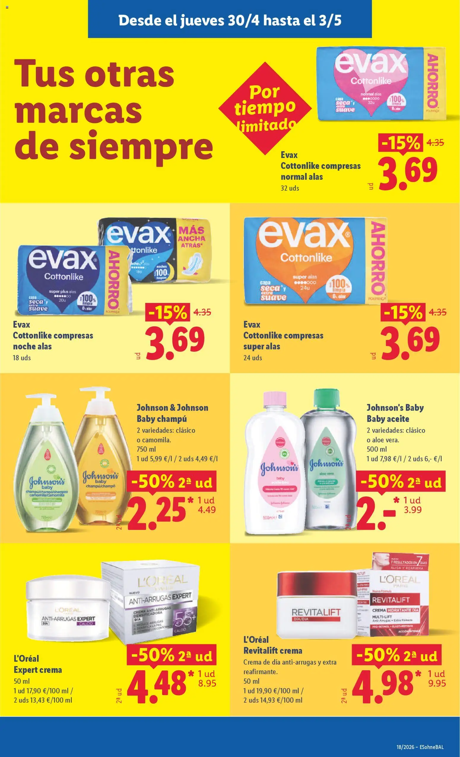 Lidl folleto │ válido desde el 27.04.2026 | Página: 41 | Productos: Champú, Crema, Crema hidratante, Γλυφιτζούρι