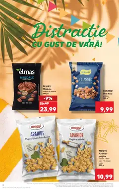Ofertele Kaufland valabile de la 17.06.2026 | Pagină: 6 | Produse: Arahide, Migdale, Nuci, Sare