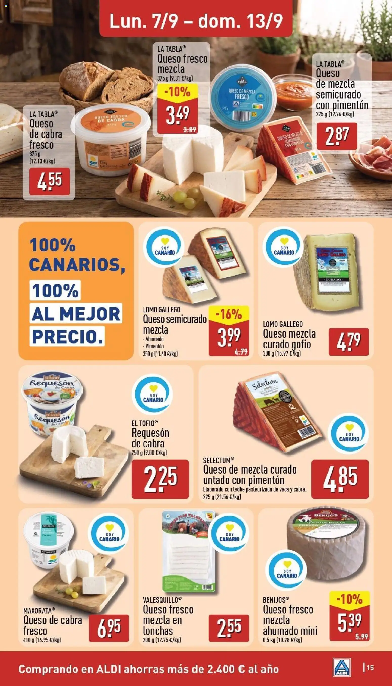 Aldi folleto Canarias │ válido desde el 07/09/2026 | Página: 15