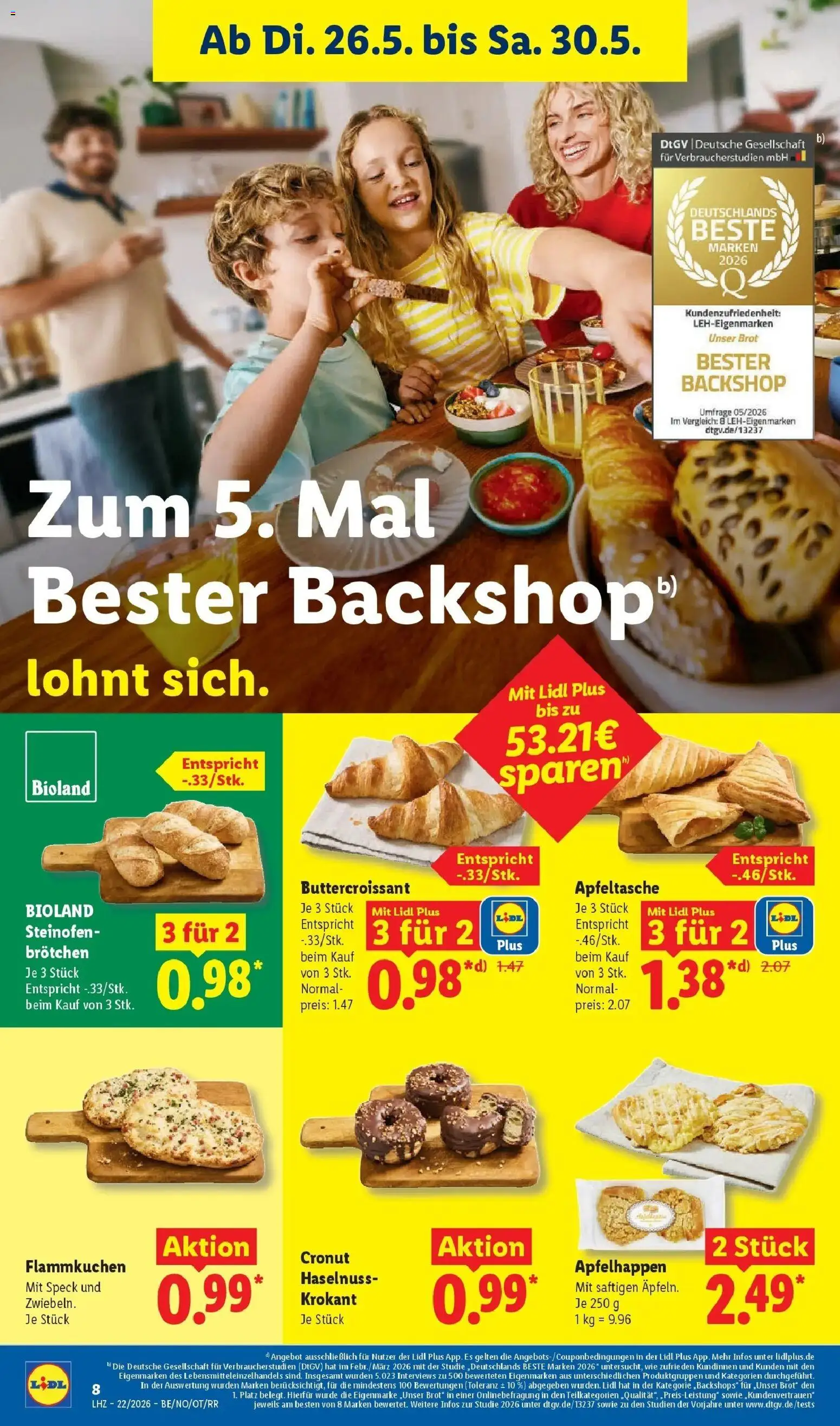 Lidl Prospekt Braunschweig – gültig ab 26.05.2026 | Seite: 14 | Produkte: Brot