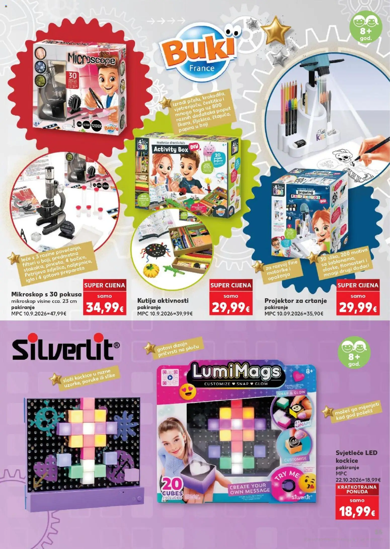 Kaufland HR akciós ujság - amely érvényes a következő dátumtól: 2026.11.02. | Oldal: 55 | Termékek: Projektor, LED