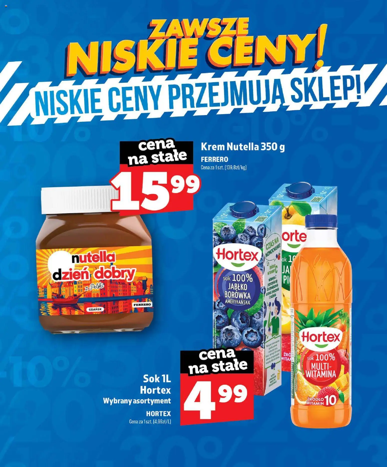 Topaz gazetka - Zawsze Niskie Ceny od 01.07.2026 | Strona: 52 | Produkty: Borówka amerykańska, Nutella, Sok, Krem