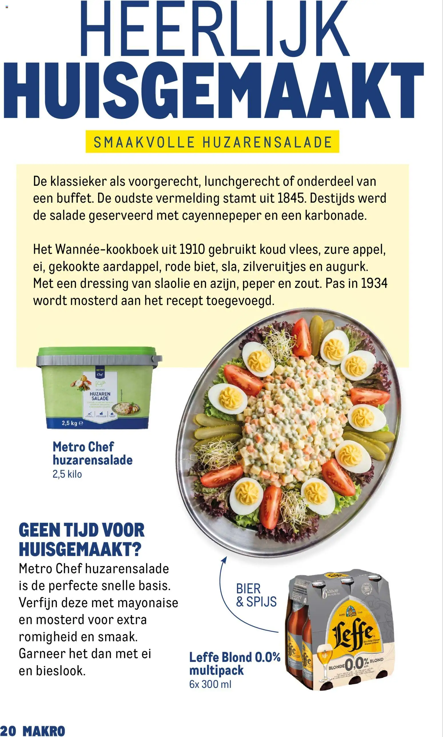 {H1} | Pagina: 20 | Producten: Bier, Salade, Mosterd, Mayonaise
