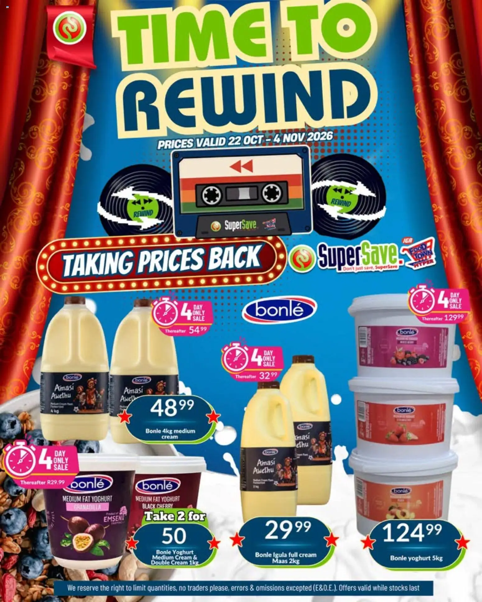 New Super Save catalogue – valid from 22/10/2026 | Page: 33 | Products: Yoghurt, Cream