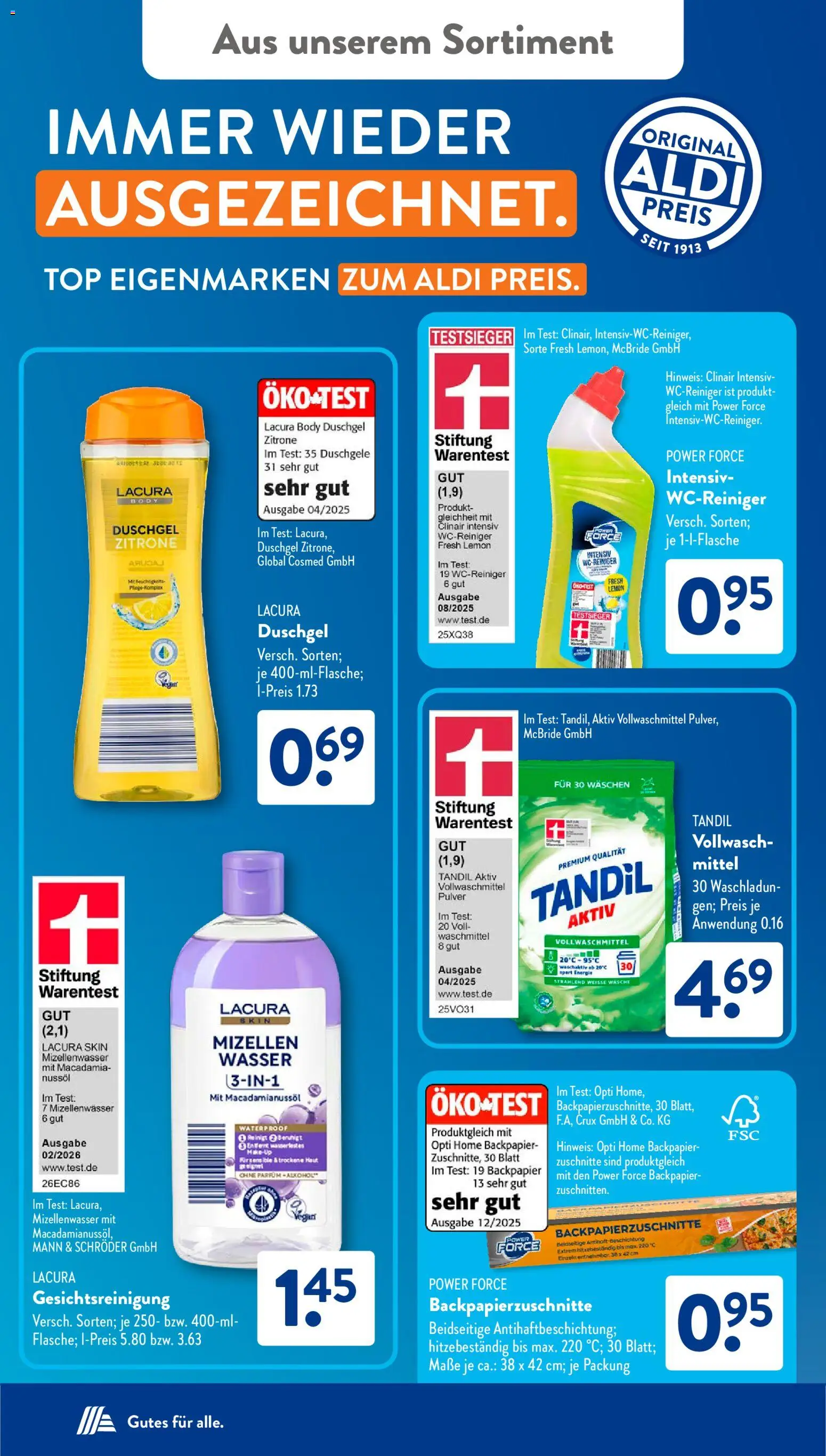 Aldi Süd Prospekt 	 – gültig ab 20.04.2026 | Seite: 19 | Produkte: Top, Wasser, Waschmittel, Zitrone