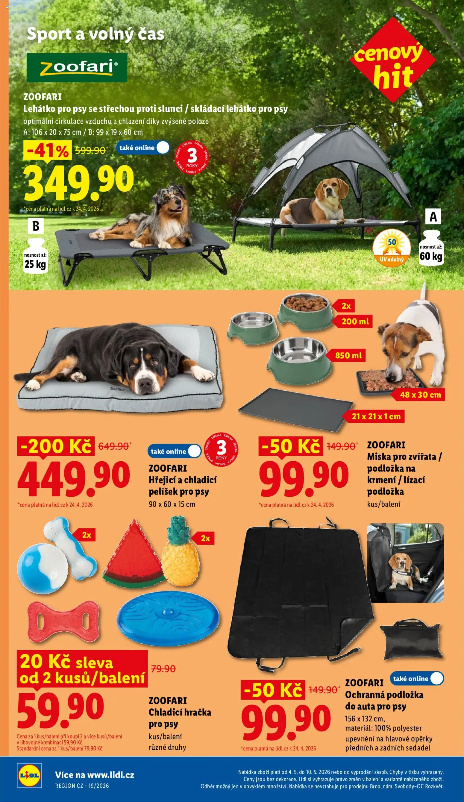 Lidl leták - Spotřební zboží od 04.05.2026 | Strana: 8 | Produkty: Miska, Lehátko