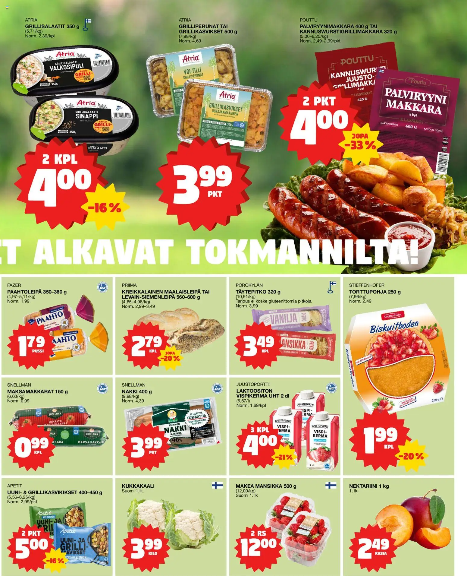 Tokmanni Ruokatarjoukset – voimassa 09/07/2026 alkaen | Sivu: 3