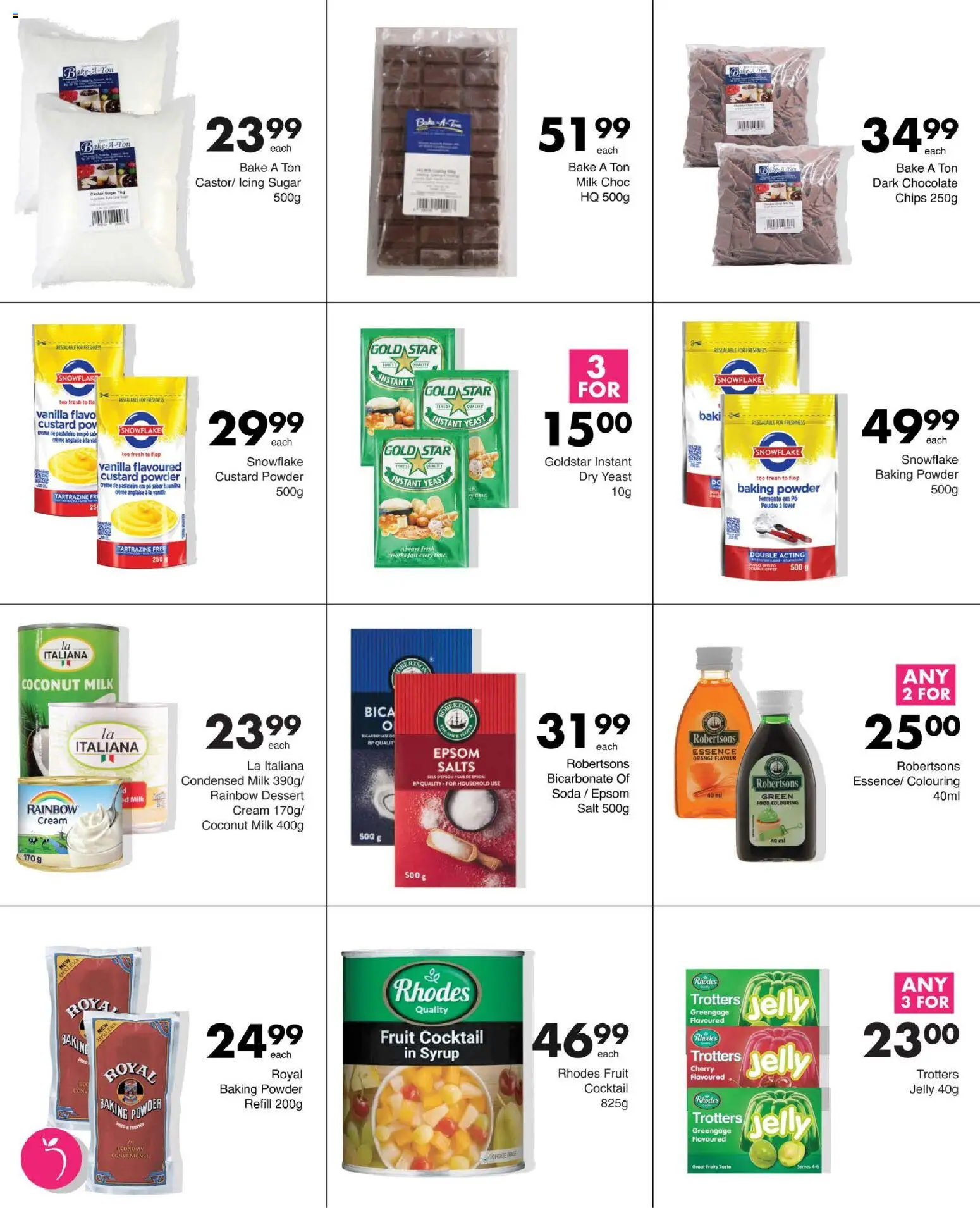 New Save catalogue – valid from 13/08/2026 | Page: 29 | Products: Custard, Milk, Chips, Baking powder