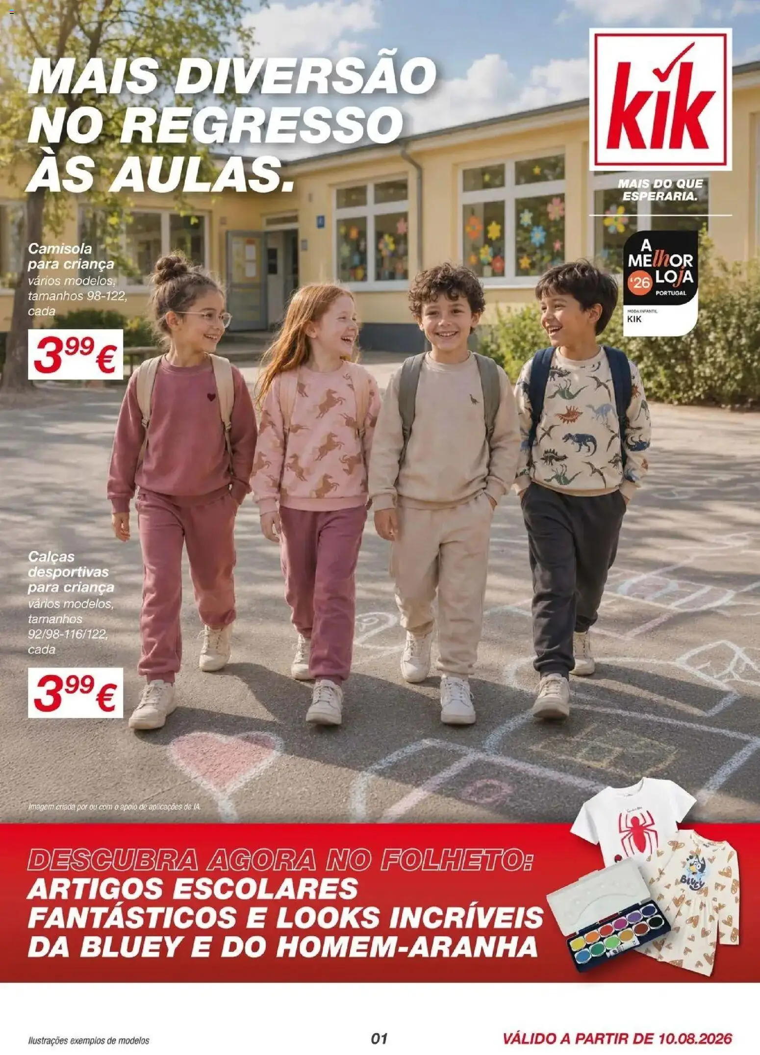 KIK - Mais diversão no regresso às aulas │ válido de 07/08/2026 | Página: 1