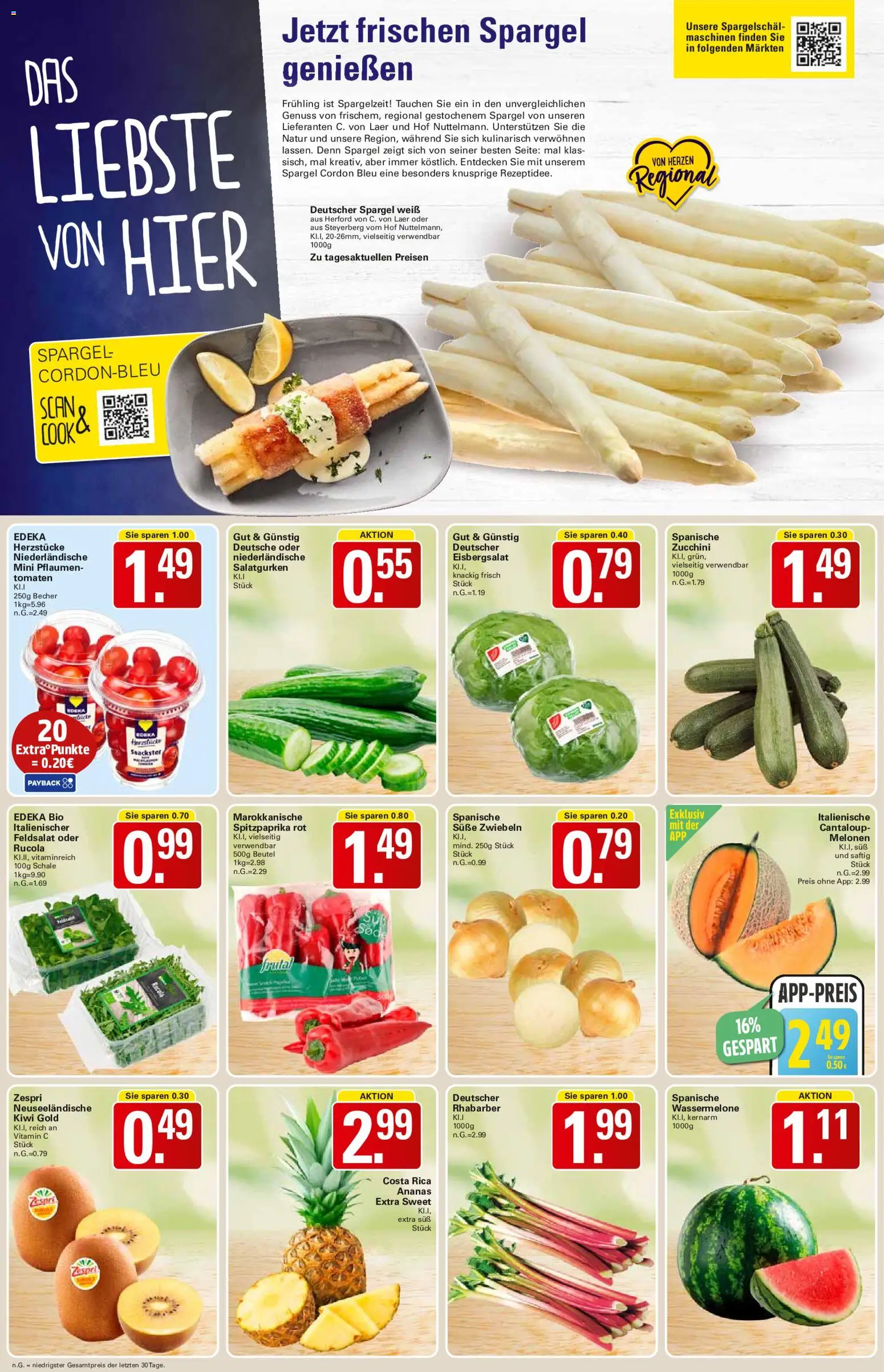 WEZ Prospekt 	 – gültig ab 11.05.2026 | Seite: 2 | Produkte: Rucola, Zwiebeln, Wassermelone, Kiwi