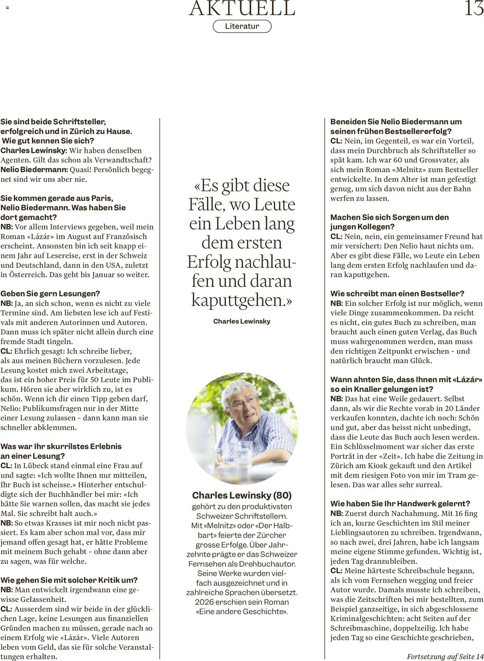Migros aktionen Magazin – gültig ab 19.08.2026 | Seite: 13