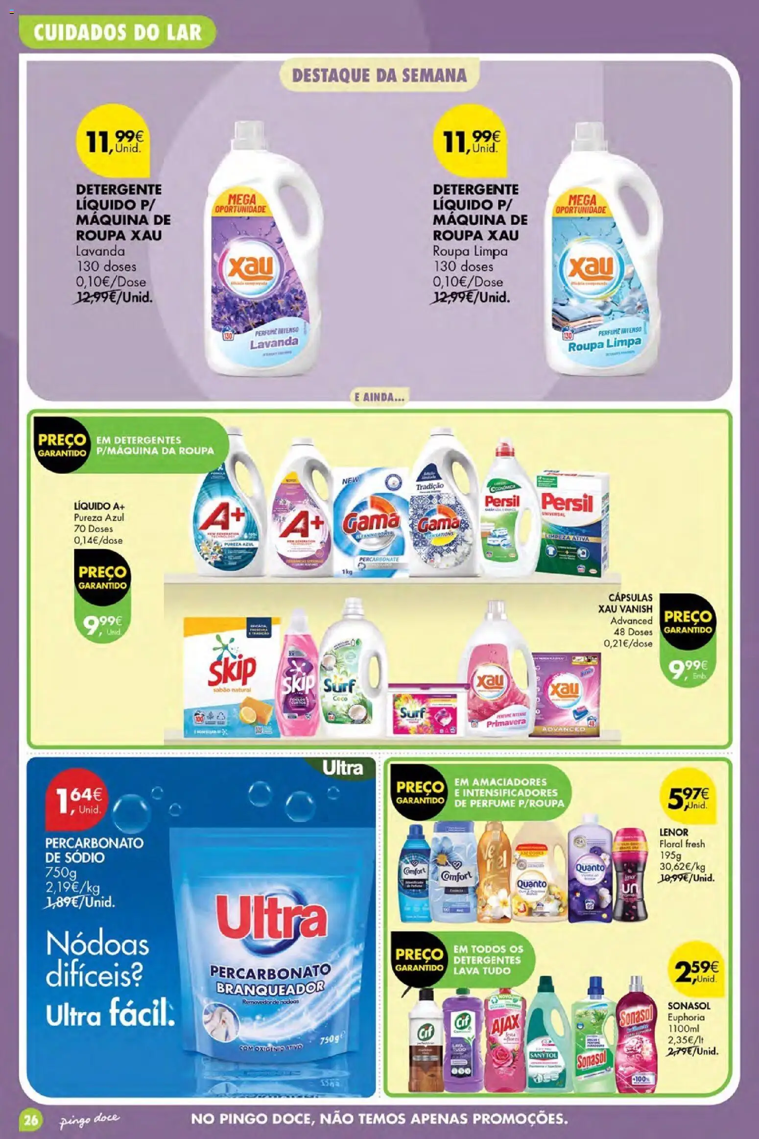 Pingo Doce Poupe Esta Semana Madeira │ válido de 11.06.2026 | Página: 26 | Produtos: Perfume, Sabão, Detergente, Persil