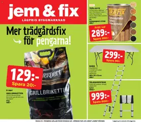Jem & Fix - erbjudanden - Förhandsvisning av reklamblad från butik Jem & Fix aktuell från 03.05.2026