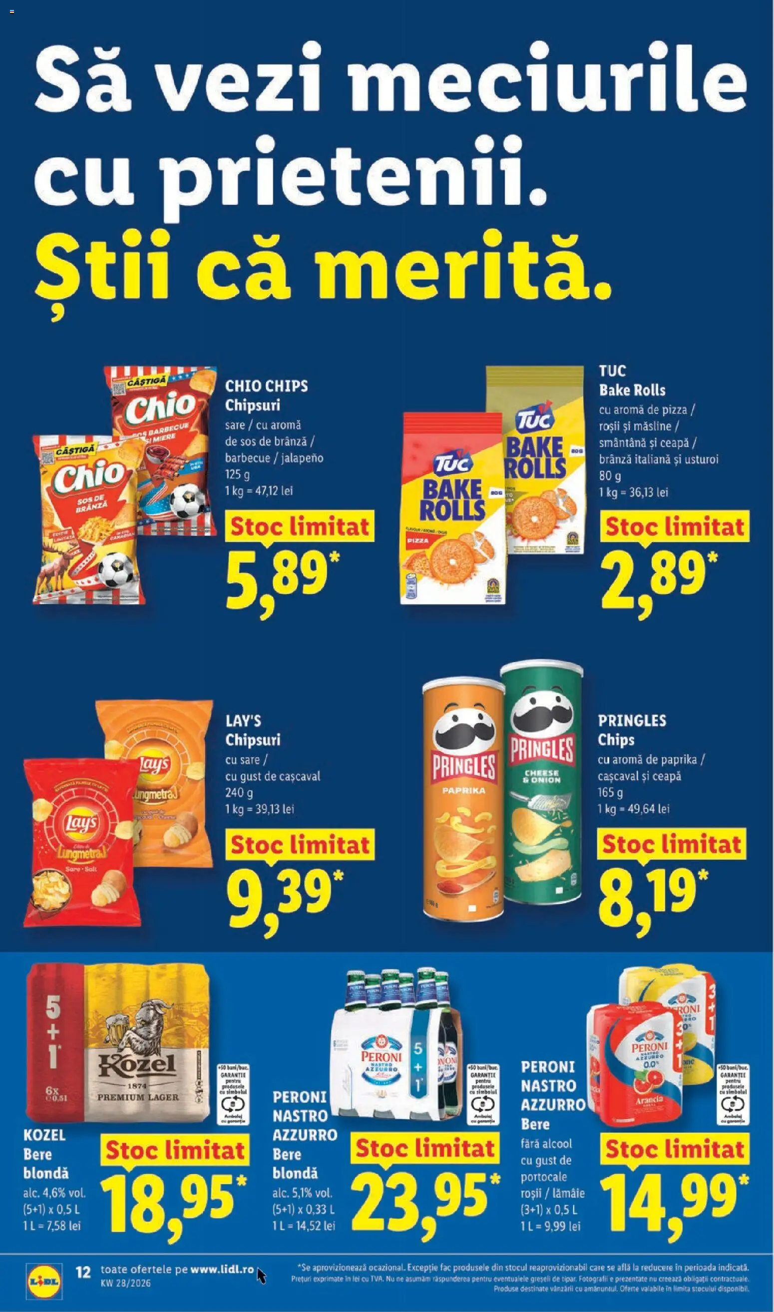 Noul catalog Lidl – valabil de la 06.07.2026 | Pagină: 12 | Produse: Roșii, Ceapă, Sare, Lămâie