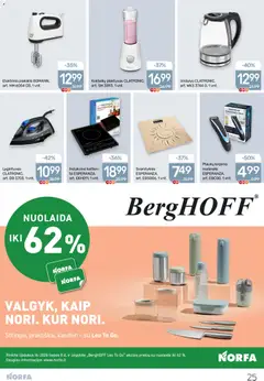 NORFA leidinys galioja nuo 11.06.2026 | Puslapis: 25 | Prekių: Plaktuvas, Virdulys, Lygintuvas