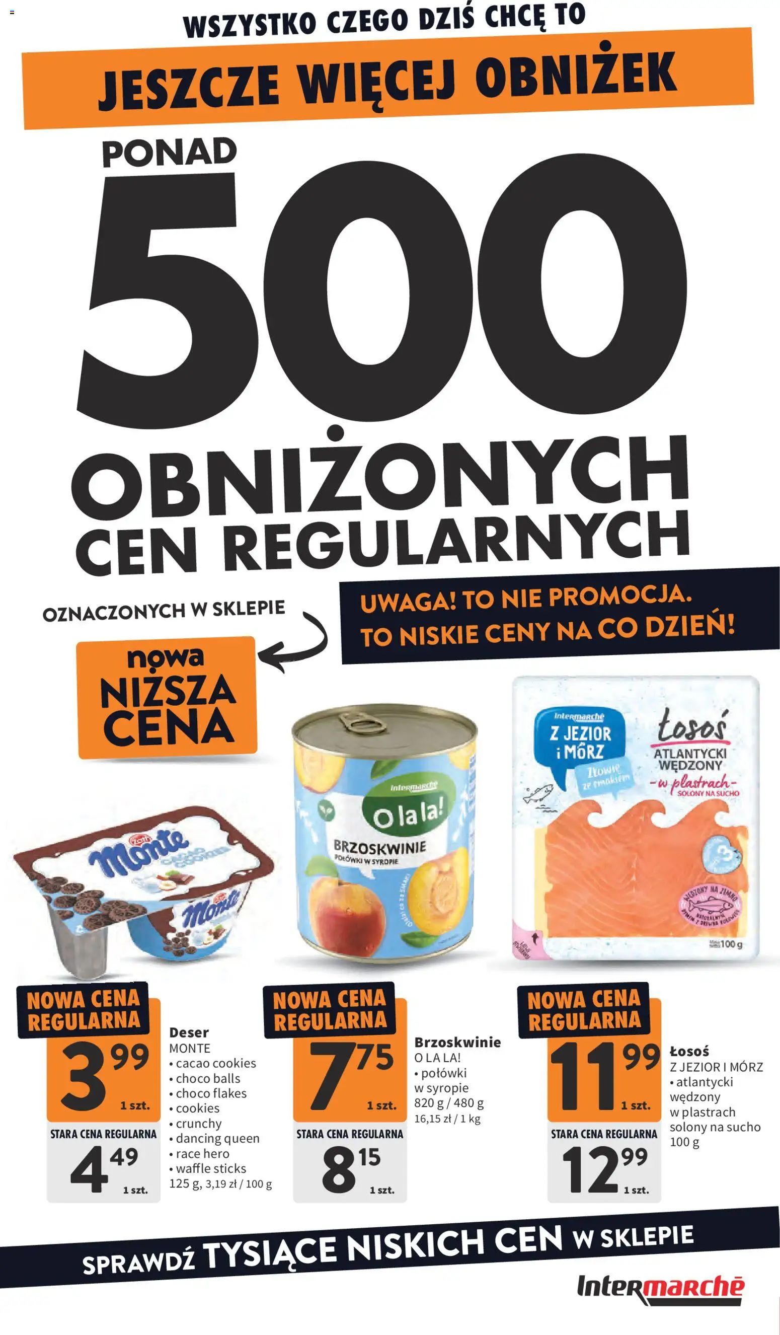 Intermarche gazetka od 09.07.2026 | Strona: 6 | Produkty: Łosoś, Brzoskwinie