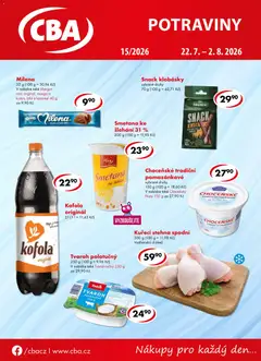 Náhled letáku CBA leták od 22.07.2026