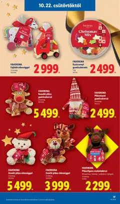 Lidl Favorina katalogus - amely érvényes a következő dátumtól: 2026.10.22. | Oldal: 11 | Termékek: Plüss
