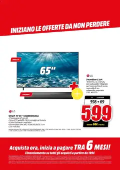 Anteprima del volantino Media World volantino valido a partire dal 15.06.2026 | Pagina: 35 | Prodotti: smart TV, Soundbar, TV
