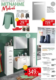 Zurbrüggen - Zurbrüggen: Mitnahme Möbel ab 10.07.2026 gültig | Seite: 46 | Produkte: Beistelltisch, Korb, Seifenspender, Waschtisch