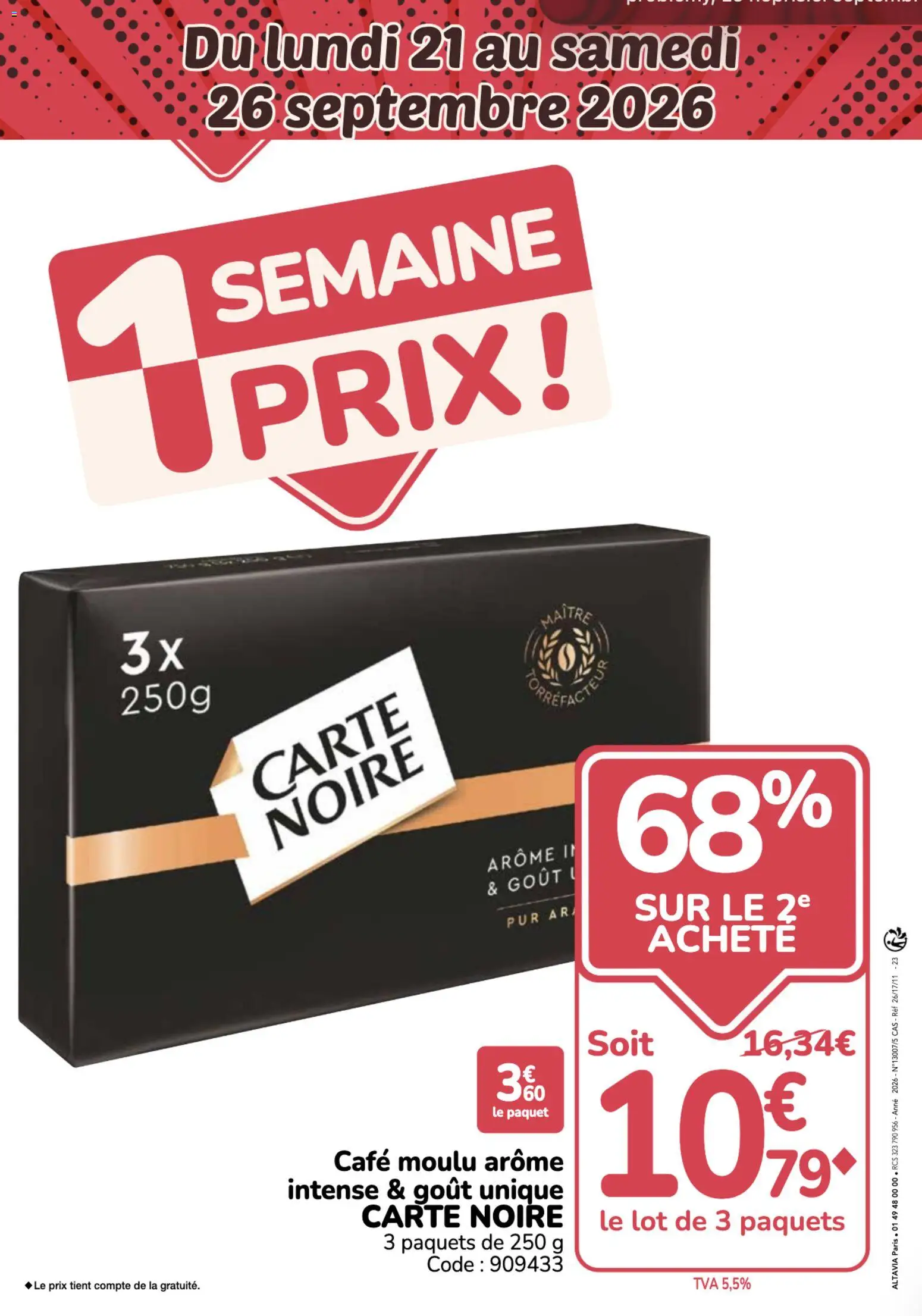 {H1} | Page: 5 | Produits: Café moulu, Café, Carte Noire
