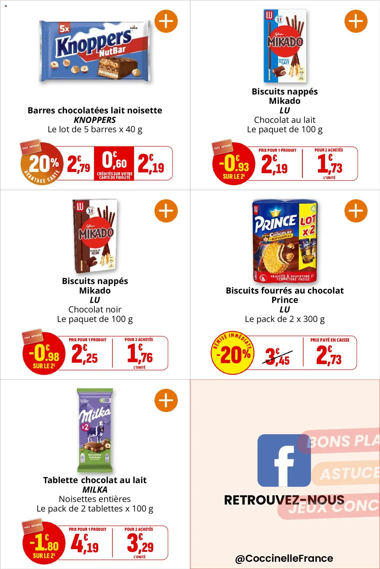 {H1} | Page: 16 | Produits: Tablette, Lait, Blé, Knoppers
