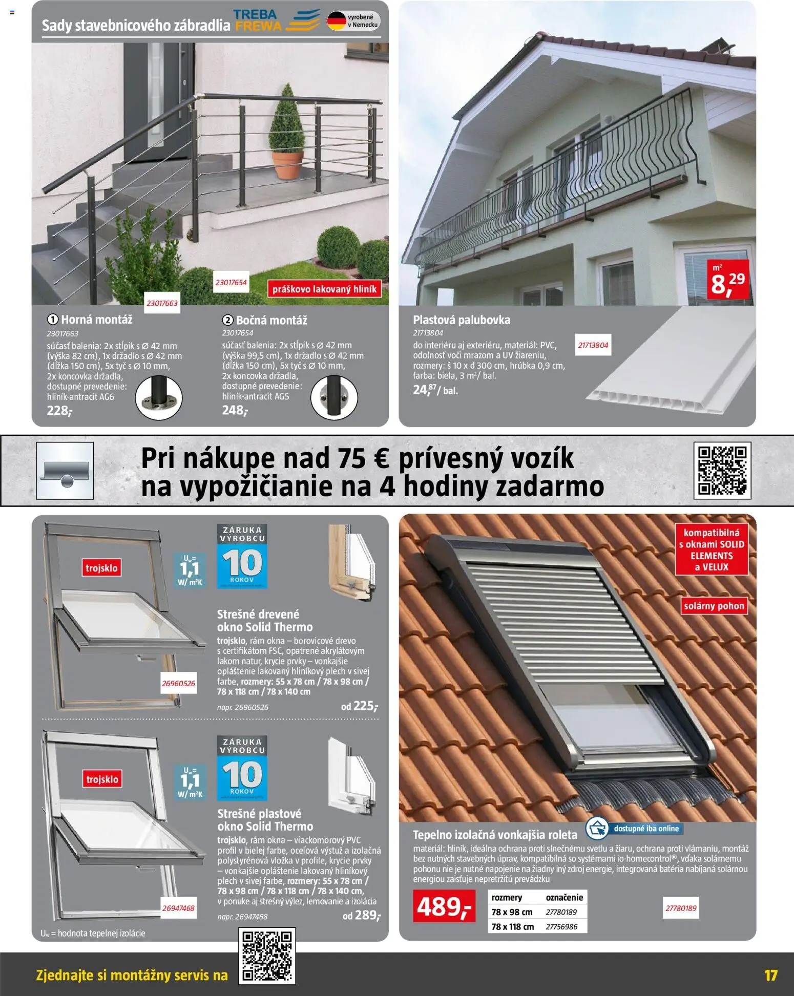 Nové Bauhaus akcie – leták je platný od 05.10.2026 | Strana: 17 | Produkty: Hodiny, Rám, Batéria